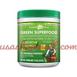 Amazing Grass Lemon Lime Energy Green SuperFood 210g
